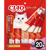300g×1個 いなばペットフード CIAO スティック まぐろ 海鮮ミックス味 0095