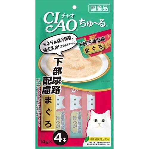 56g×1個 いなばペットフード CIAO ちゅ〜る 下部尿路配慮 まぐろ 0095
