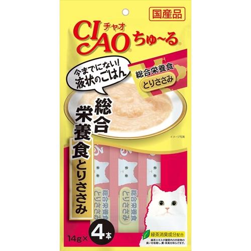 ⚠️残りわずか⚠️56g×1個 いなばペットフード CIAO ちゅ〜る 総合栄養食 とりささみ