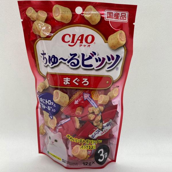 36g×1個 いなばペット ちゅ〜るビッツ まぐろ