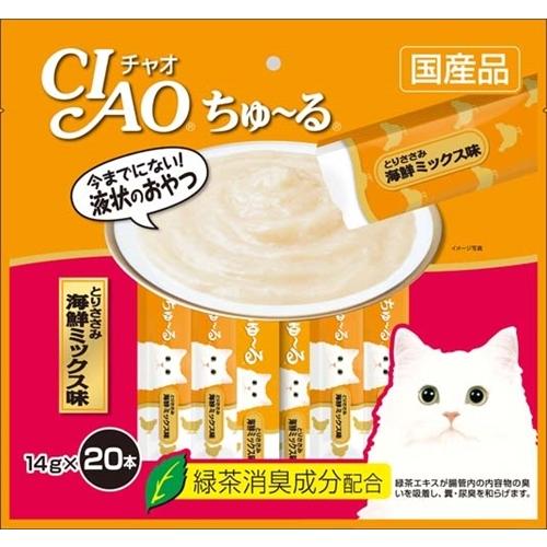 280g×1個 いなばペットフード チャオちゅーる ささみ海鮮 0095