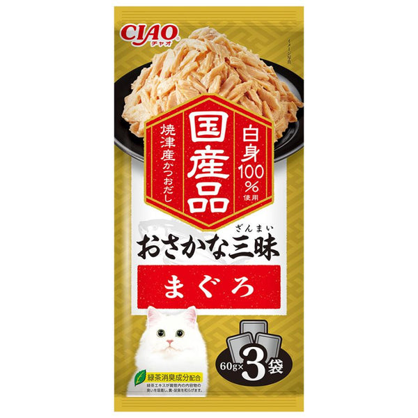 ⚠️残りわずか⚠️180g×1個 いなばペットフード おさかな三昧 まぐろ