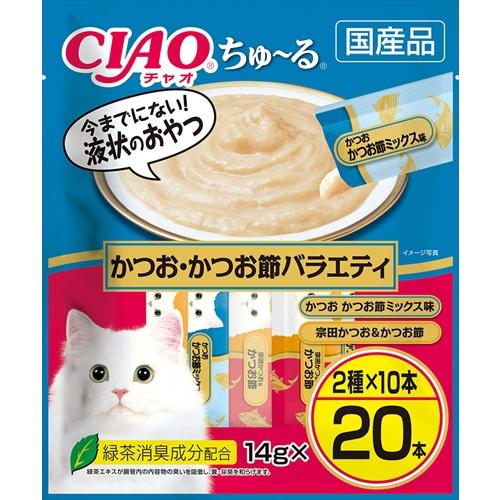 280g×1個 いなばペットフード CIAO ちゅ〜る かつお・かつお節バラエティ 0095
