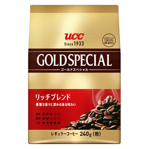 250g×1個 UCC上島珈琲 ゴールドスペシャル リッチブレンド