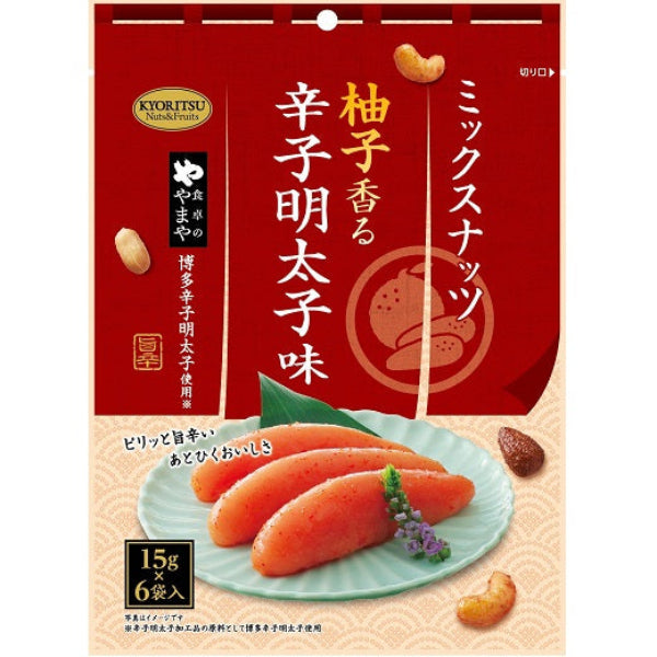 90g×1個 共立食品 ミックスナッツ 柚子香る辛子明太子味
