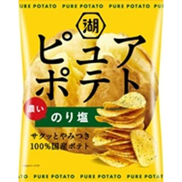 52g×1個 湖池屋 ピュアポテト 濃いのり塩