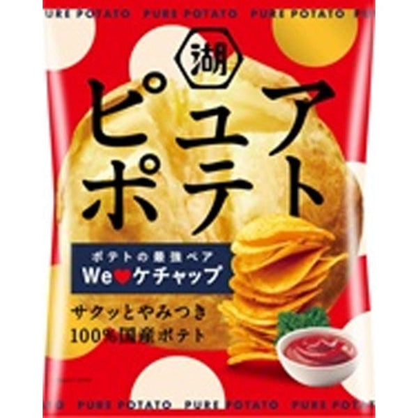 52g×1個 湖池屋 ピュアポテト WE♡ケチャップ