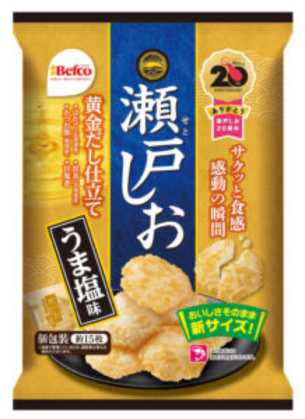 72g×1個 栗山米菓 瀬戸しお うま塩味