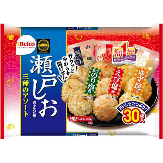 1個（36枚入） 栗山米菓 瀬戸の汐揚 アソート