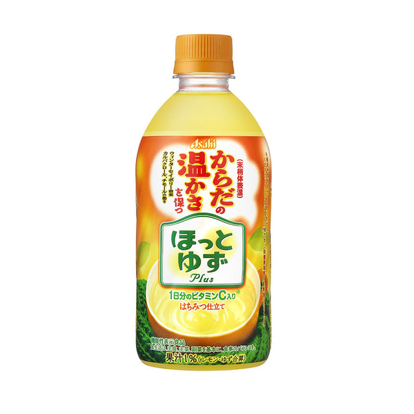 480ml×1個 アサヒ飲料 ほっとゆず めぐりプラス