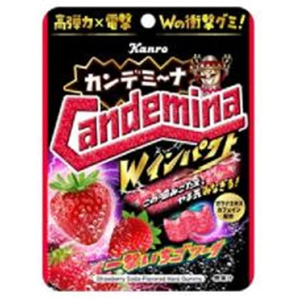 72g×1個 カンロ カンデミーナ Wインパクト 一撃いちごソーダ