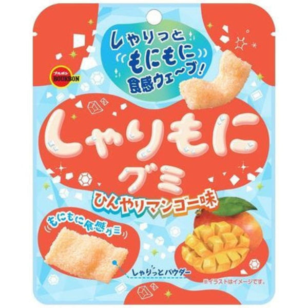 42g×1個 ブルボン しゃりもにグミ ひんやりマンゴー味