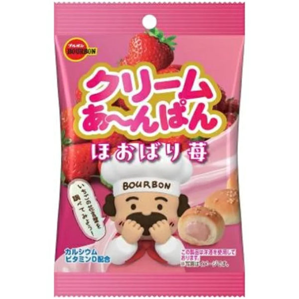 38g×1個 ブルボン クリームあ〜んぱん ほおばり苺