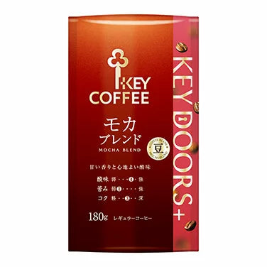 180g×1個 キーコーヒー DOORS+ モカブレンド 0095