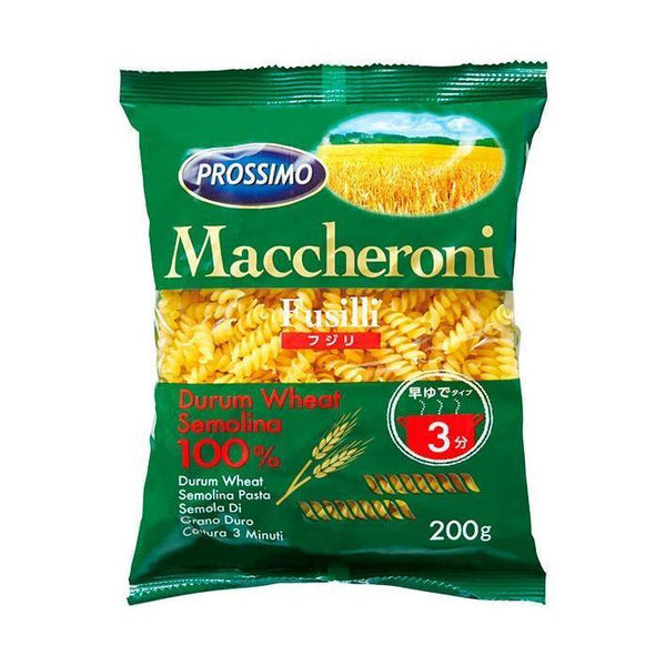200g×1個 加藤産業 プロッシモ マカロニフジリ 早ゆでタイプ 0095