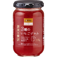 185g×1個 カンピー ザプレミアム 果実の贅沢 3種のいちごジャム 0095