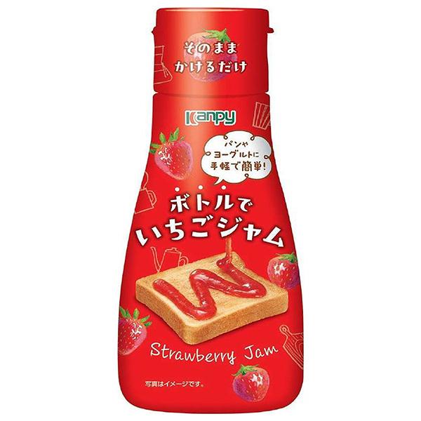 240g×1個 加藤産業 ボトルでいちごジャム