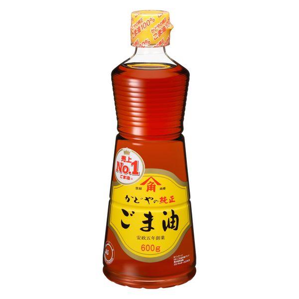 600g×1個 かどや製油 金印 純正ごま油
