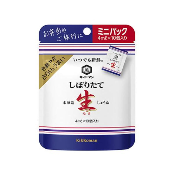 40g×1個 キッコーマン いつでも新鮮しぼりたて生しょうゆ ミニパック