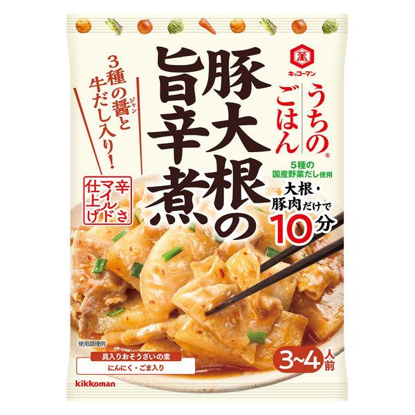 72g×1個 キッコーマン食品 うちのごはん おそうざいの素 豚大根の旨辛煮 0095