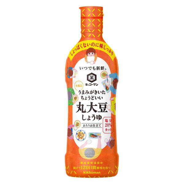 ⚠️残りわずか⚠️620ml×1個 キッコーマン いつでも新鮮 丸大豆しょうゆ まろうま仕立て