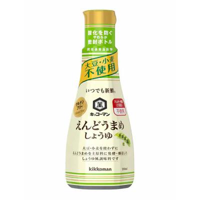 200ml×1個 キッコーマン食品 いつでも新鮮 えんどうまめしょうゆ