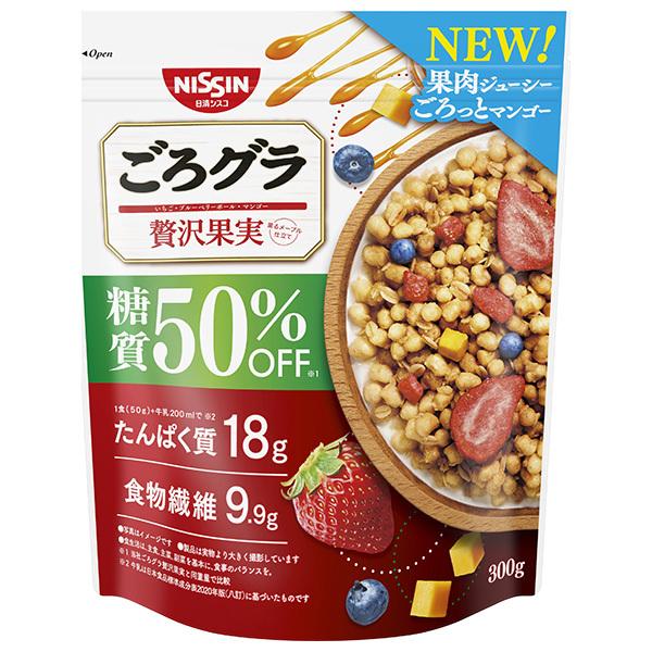 300g×1個 日清シスコ ごろグラ 糖質50%OFF 贅沢果実