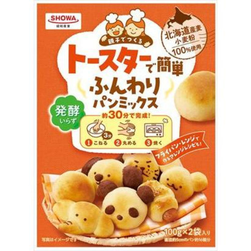 240g×1個 昭和産業 トースターで簡単ふんわりパンミックス