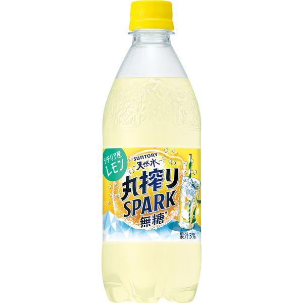 500ml×1個 サントリー 丸搾りSPARK無糖 レモン