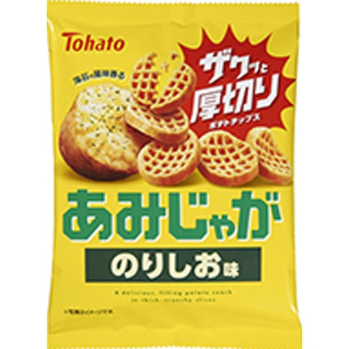 55g×1個 東ハト あみじゃが のりしお味