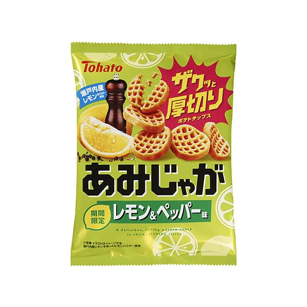 53g×1個 東ハト あみじゃが レモン&ペッパー味