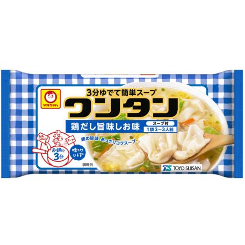 55g×1個 東洋水産 マルちゃん トレーワンタン 鶏だし旨味しお味 0095