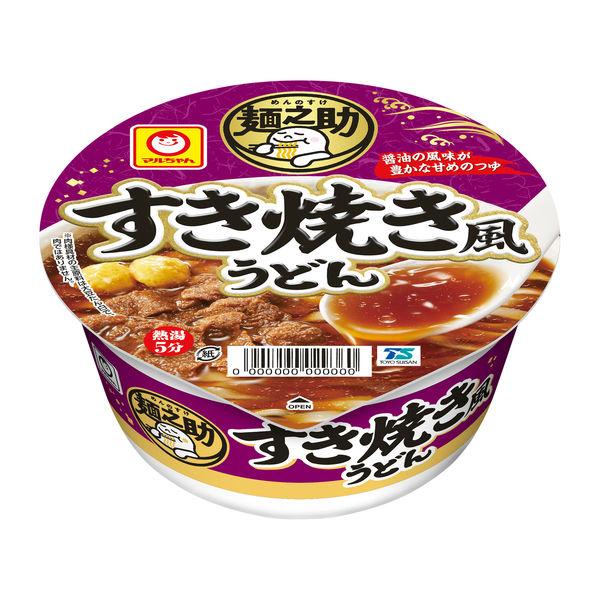 80g×1個 東洋水産 マルちゃん 麺之助 すき焼き風うどん