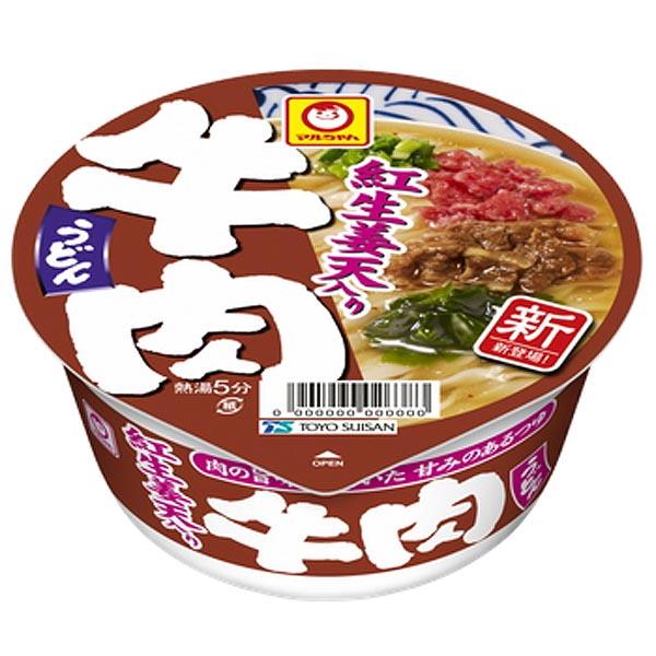 87g×1個 東洋水産 マルちゃん 紅生姜天入り牛肉うどん 0095