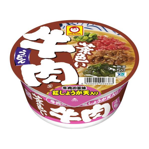 87g×1個 東洋水産 マルちゃん 茶色い牛肉うどん 0095