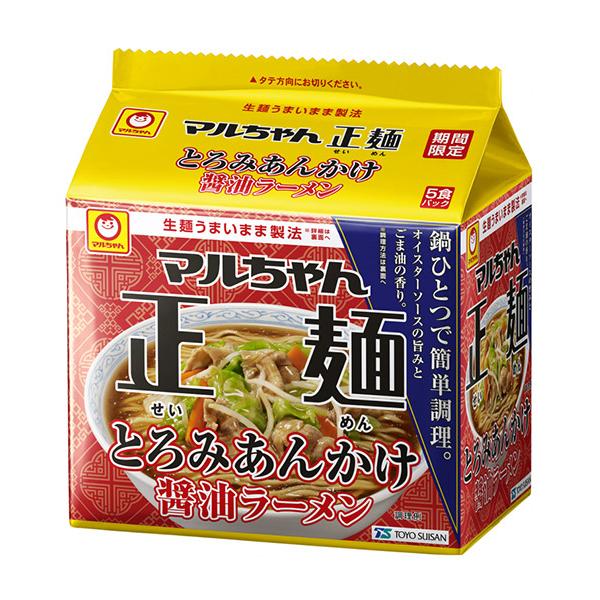 500g×1個 東洋水産 マルちゃん正麺 とろみあんかけ醤油ラーメン 0095