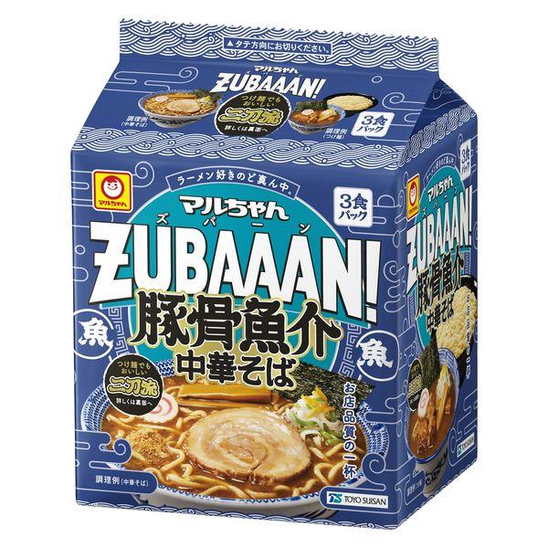 348g×1個 東洋水産 マルちゃん ZUBAAAN！ 豚骨魚介中華そば 0095