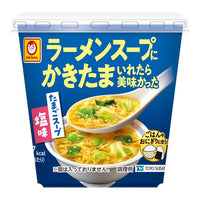7.4g×1個 東洋水産 マルちゃん ラーメンスープにかきたまいれたら美味かった たまごスープ塩味 0095