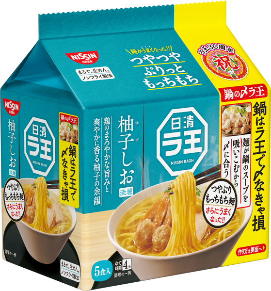 465g×1個 日清食品 日清ラ王 柚子しお 5食パック 0095