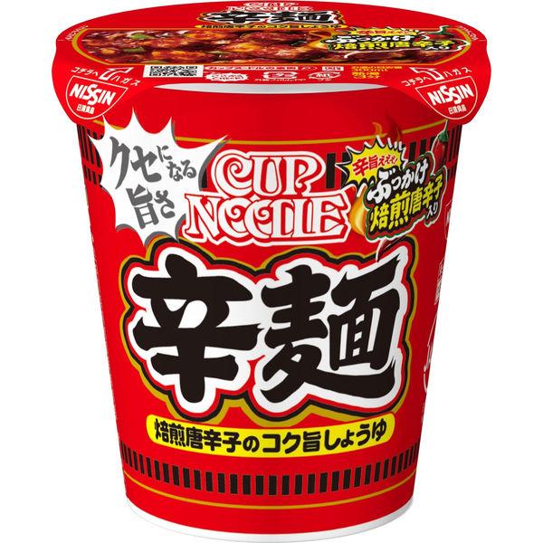 82g×1個 日清食品 カップヌードル 辛麺 焙煎唐辛子のコク旨しょうゆ