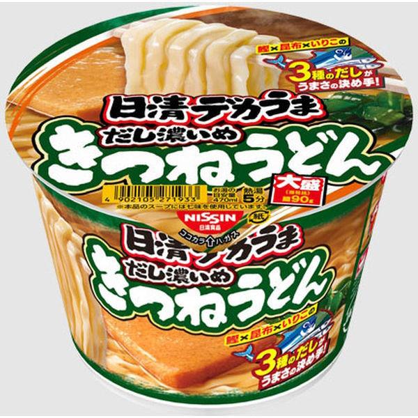 106g×1個 日清食品 日清デカうま きつねうどん だし濃いめ 0095