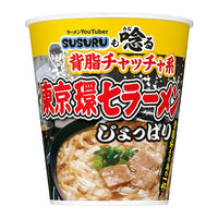 96g×1個 日清食品 SUSURUも唸る背脂チャッチャ系 東京環七ラーメンじょっぱり 0095
