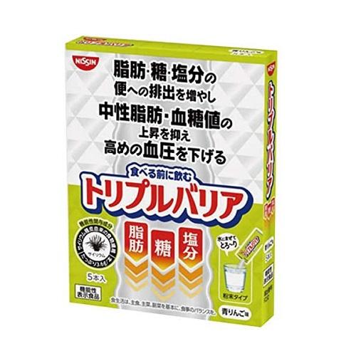 35g×1個 日清食品 トリプルバリア 青りんご味