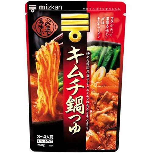 キムチなべ 750g×1個 ミツカン 〆まで美味しい キムチ鍋つゆ ストレート