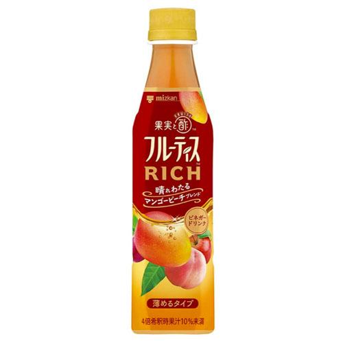 350ml×1個 ミツカン フルーティスRICH マンゴーピーチ 0095