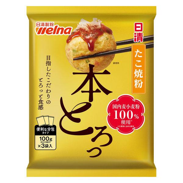300g×1個 日清製粉ウェルナ たこ焼粉 本とろっ 0095