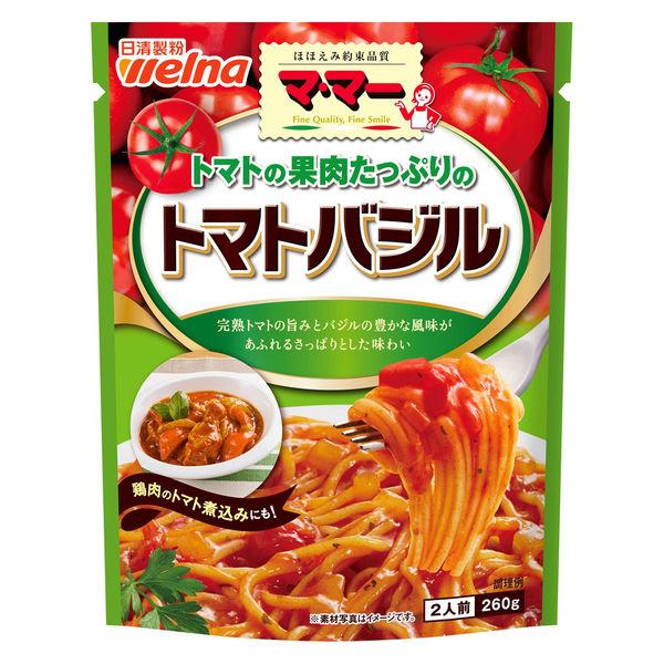 260g×1個 日清製粉ウェルナ マ・マー トマトの果肉たっぷりの トマトバジル