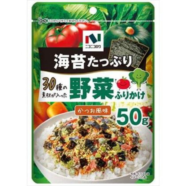 ⚠️残りわずか⚠️50g×1個 ニコニコのり 30種の素材が入った野菜ふりかけ