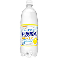 1000ml×1個 サンガリア 伊賀の天然水 強炭酸水レモン 0095