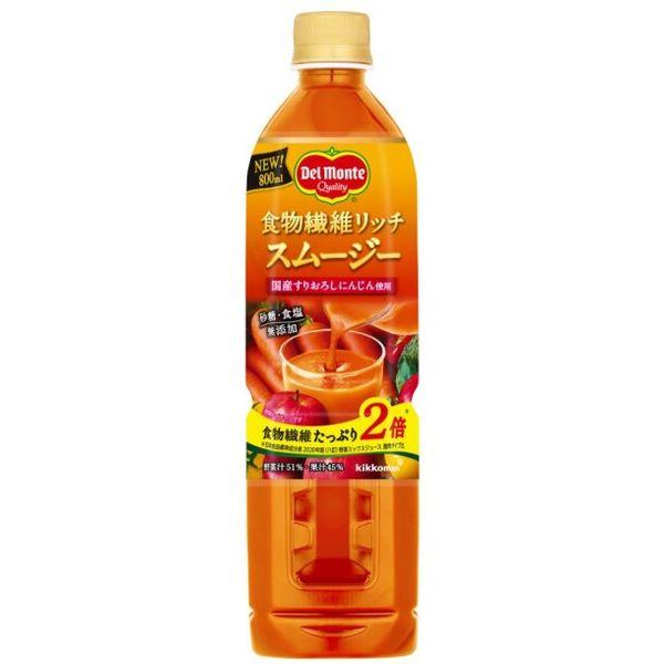 800ml×1個 キッコーマン食品 デルモンテ 食物繊維リッチ スムージー 0095